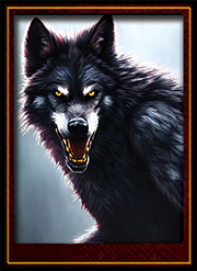 Large powerful humanoid wolf